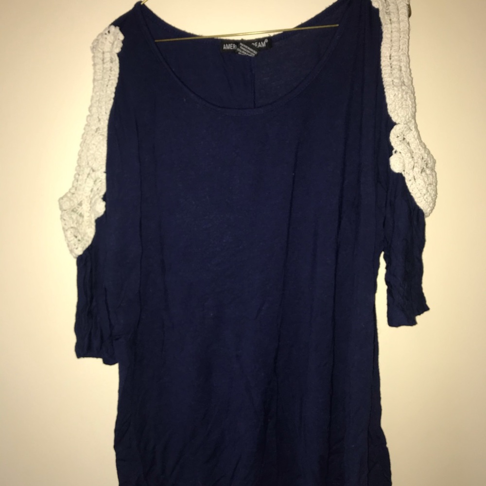 Navy blouse